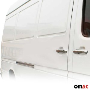 Mercedes Sprinter W901 Door Handle Cover - Omac - H4 S.Steel - Gloss Silver - '95-'06